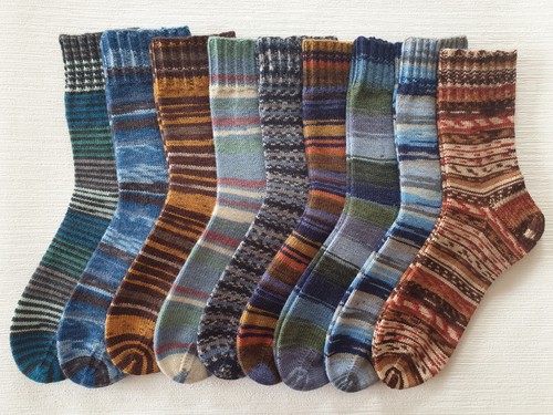 45 selbstgestrickte - gr.,