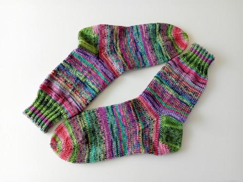 Selbstgestrickte socken opal - opal,