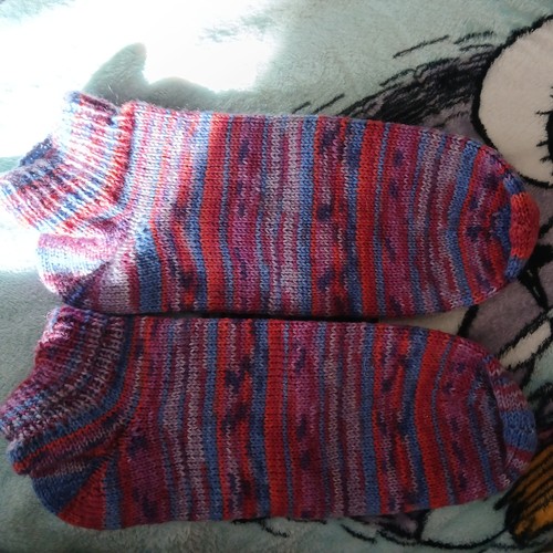 Sneakersocken selbstgestrickt - sneakersocken,