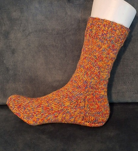 Selbst gestrickte wollsocken - selbst,
