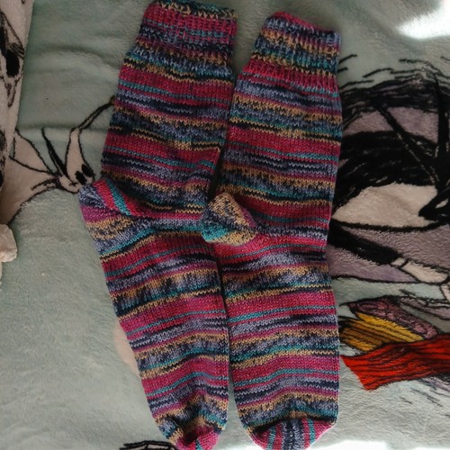 Socken selbstgestrickt 39 - socken,