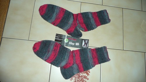 Handgestrickte warme