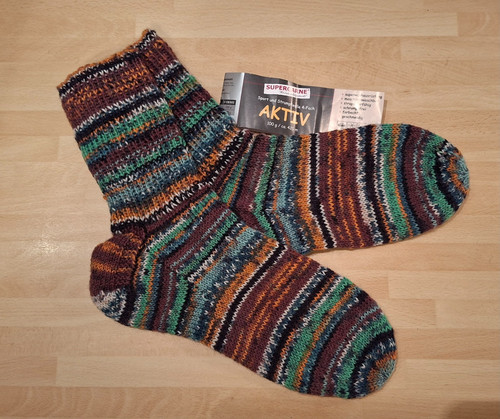 Paar socken selbstgestrickt - paar,