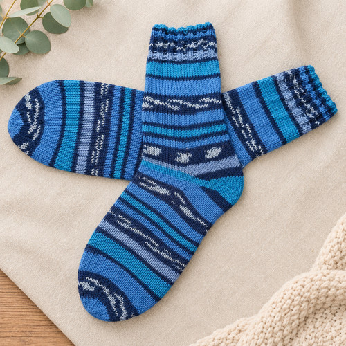 Handgestrickte socken - handgestrickte, |