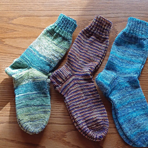 Selbstgestrickte socken - selbstgestrickte,