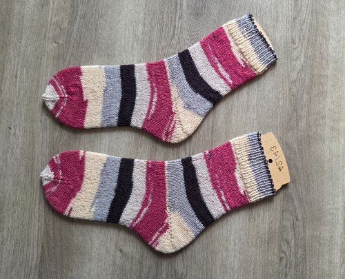 Handgestrickte socken - handgestrickte,