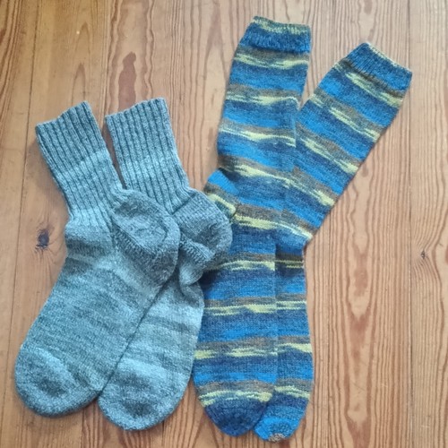 Selbstgestrickte socken - selbstgestrickte, 2