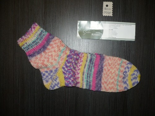 Selbstgestrickte kurzsocken - selbstgestrickte,