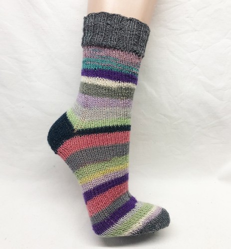 Wollsocken selbstgestrickt - , gr