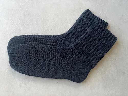 Handgestrickte wollsocken - handgestrickte,