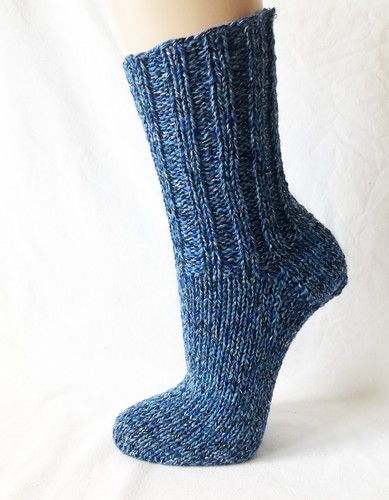 Wollsocken selbstgestrickt - , gr