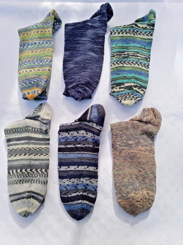 Selbstgestrickte socken fach - socken, 4-fach