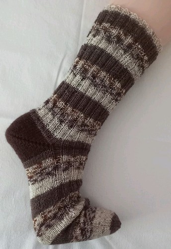 Selbstgestrickte socken 41 - socken, gr