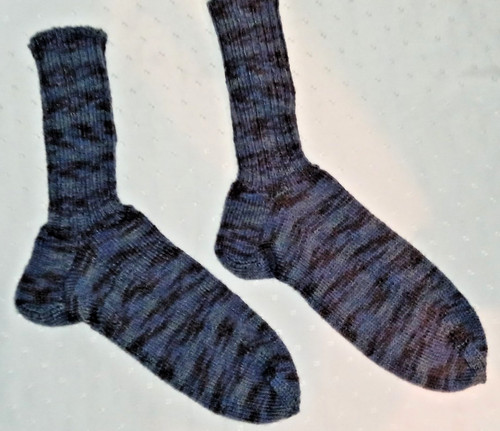 Warme selbstgestrickte socken - warme,