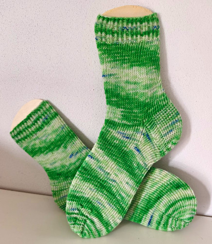 Handgestrickte socken paar - socken,