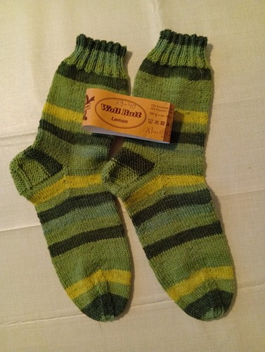Selbstgestrickte socken 40 - selbstgestrickte,
