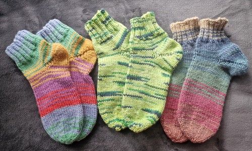 Paar selbstgestrickte - 3,