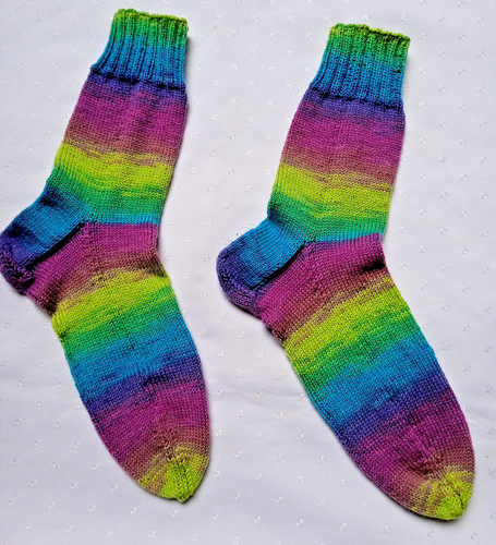 Warme selbstgestrickte socken - warme,