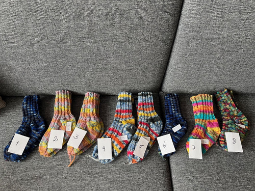 Socken kind selbst gestrickt - selbst,