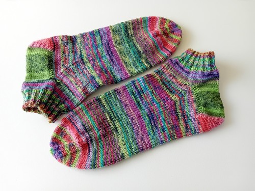 Selbstgestrickte socken opal - opal,